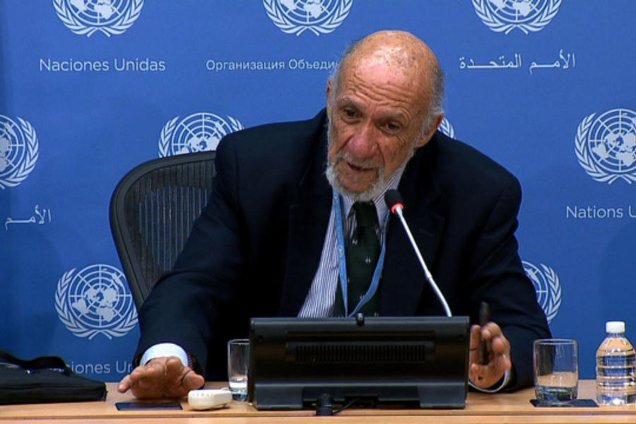 Prof. Richard Falk. Especialista en Legislación Internacional. Ex Investigador de la ONU sobre situación de los Derechos Humanos en Palestina.